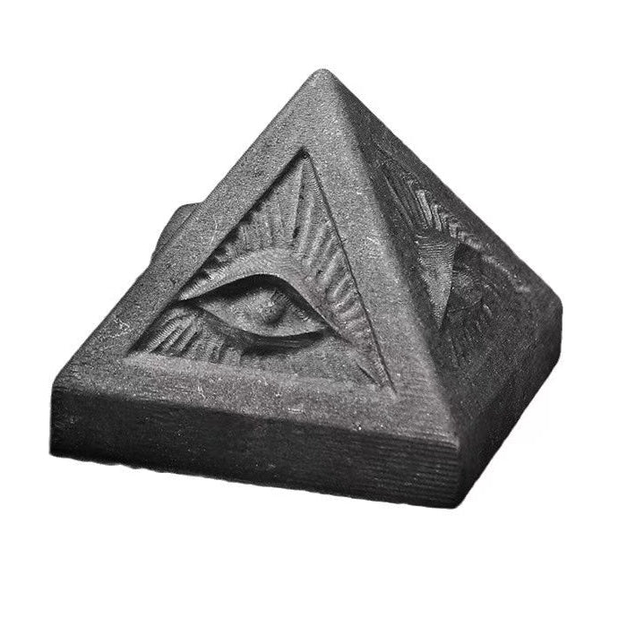 3" Evil Eye Shungite Pyramid