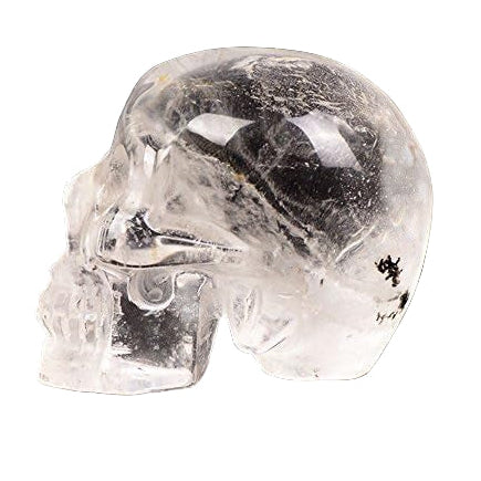 3"Clear Quartz Crystal Skull
