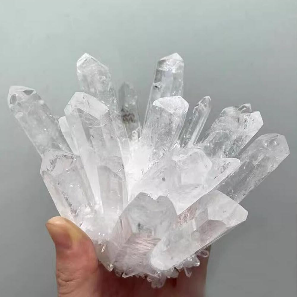 Natural Raw Quartz Crystal Cluster