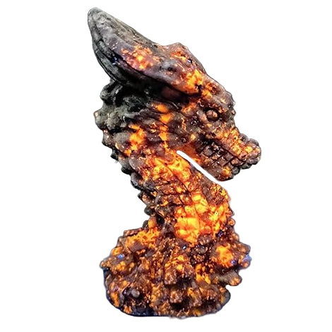 3" Natural Yooperlite Dragon Skull