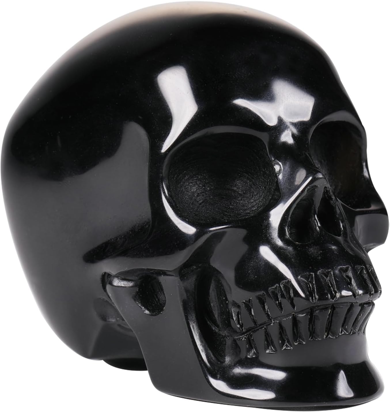 3" Black Obsidian Crystal Skull