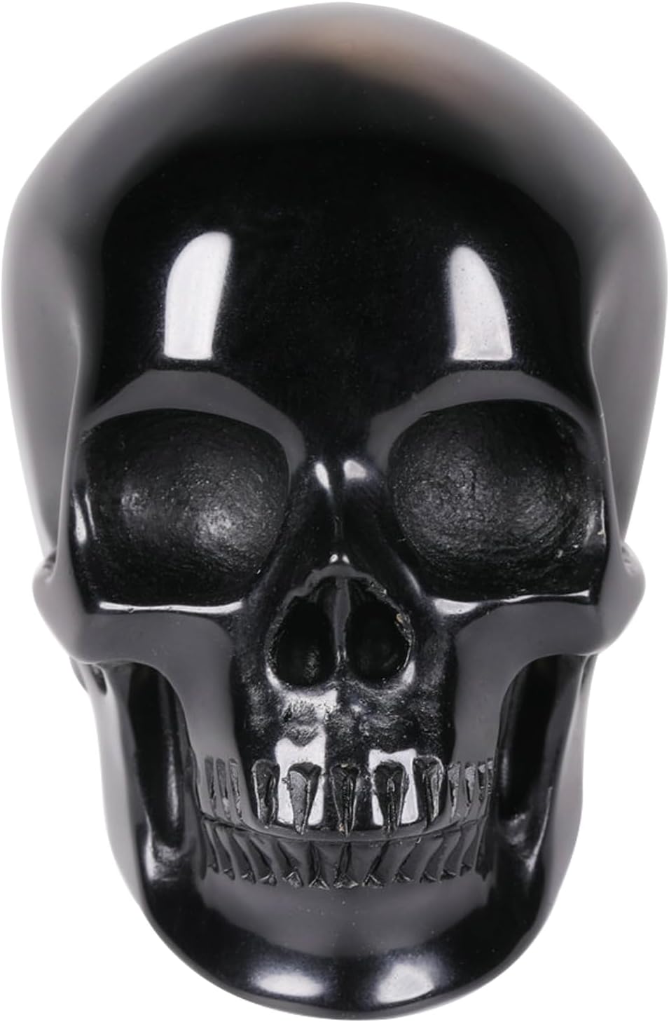 3" Black Obsidian Crystal Skull