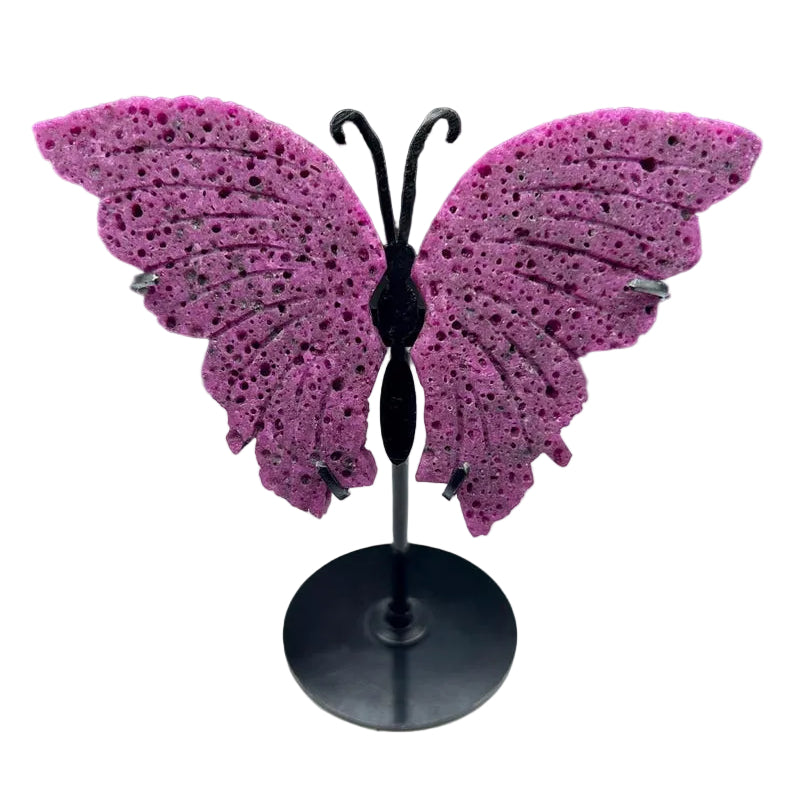 Honeycomb/Corundum Ruby Butterfly Wings
