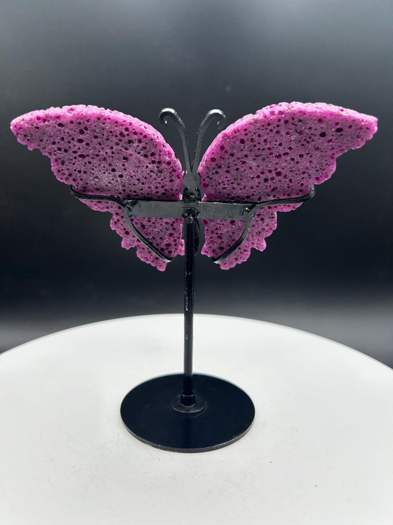 Honeycomb/Corundum Ruby Butterfly Wings