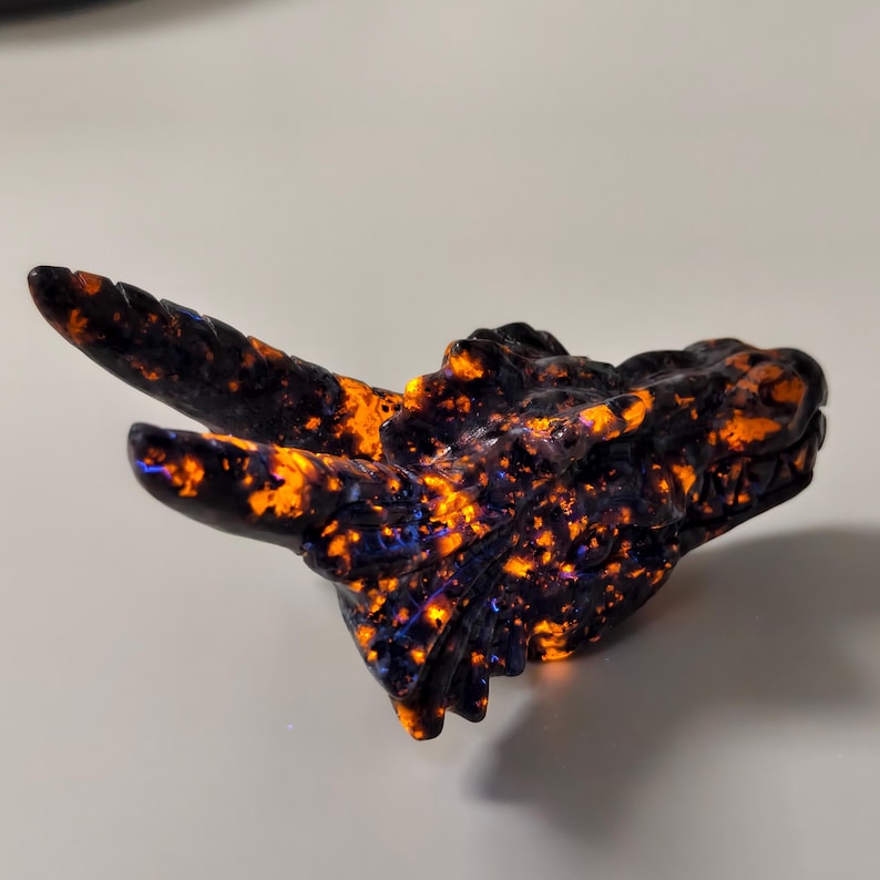 5" Nature Yooperlite Dragon