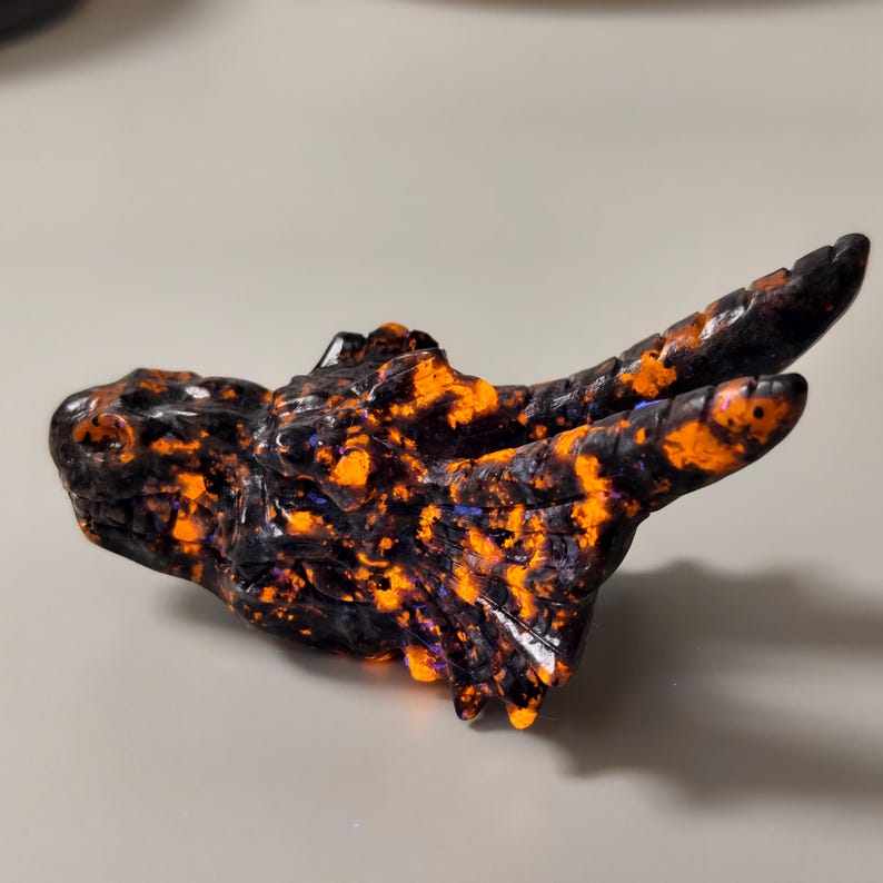 5" Nature Yooperlite Dragon