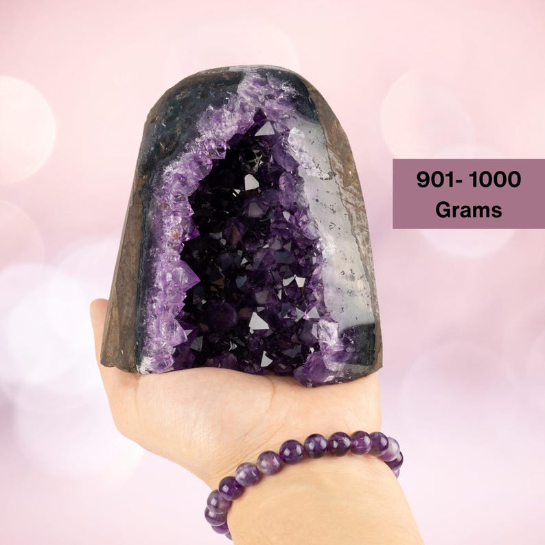 Natural Amethyst Cut Base Amethyst Geode