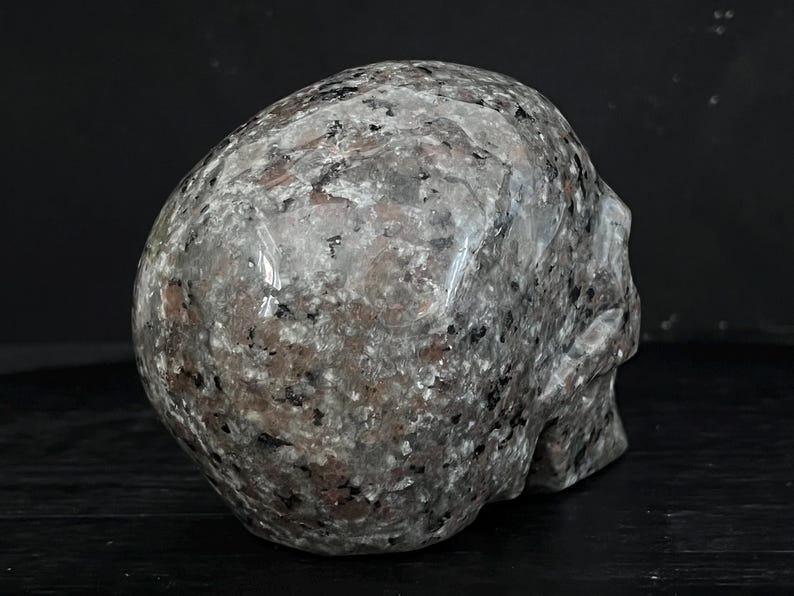 3'' Natural Hand Carved Yooperlite Skull