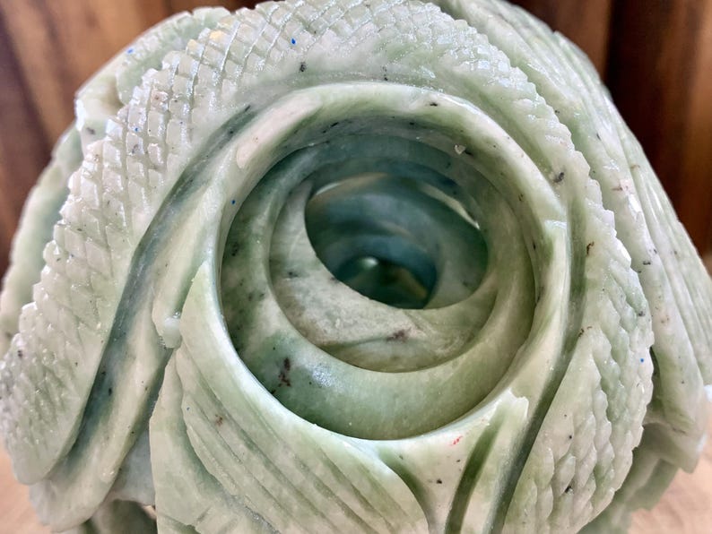 4" Natural Crystal Rotating Carved Hollow Sphere