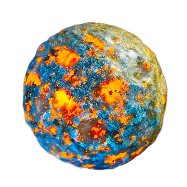 2"Hand Carved Natural Yooperlite Moon